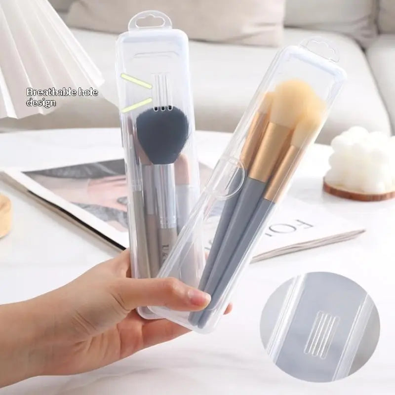 Storage Container Toothbrush Box Transparent Organizer Case Travel Qme