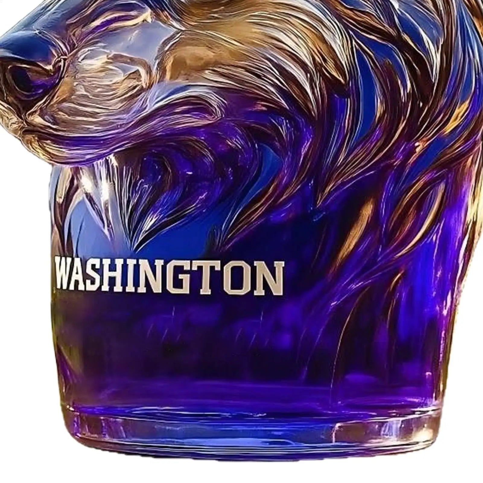 Wine Bottles Leak-proof Glass Alcohol Dispenser Dog Head Art Statue Qme