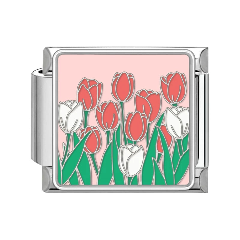 Drop Shipping 2026 Romantic Dreamy Moon Flower Sea Italian Charm