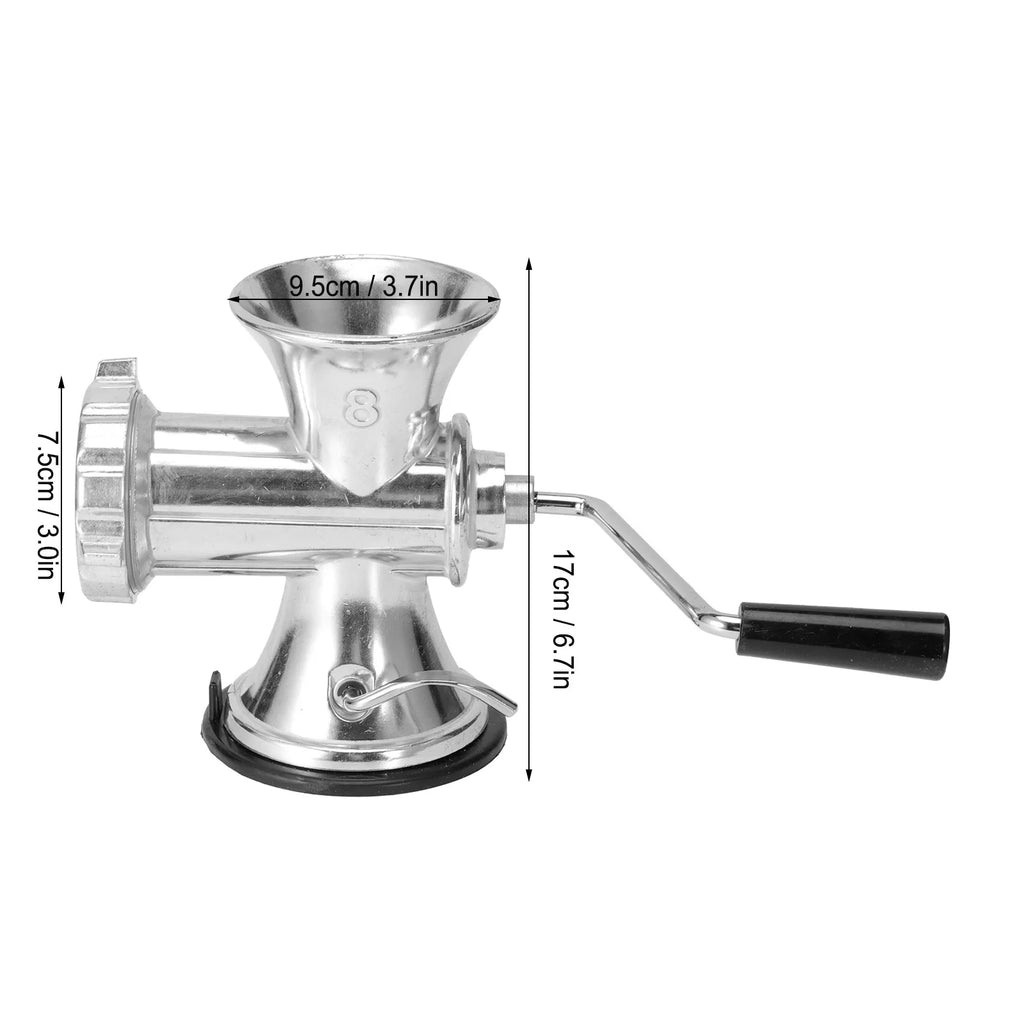 Meat Grinder Aluminum Alloy Manual Meat Grinder Sausage Stuffer Grinding Machine Home Kitchen Accessory Grinding Machine Qme
