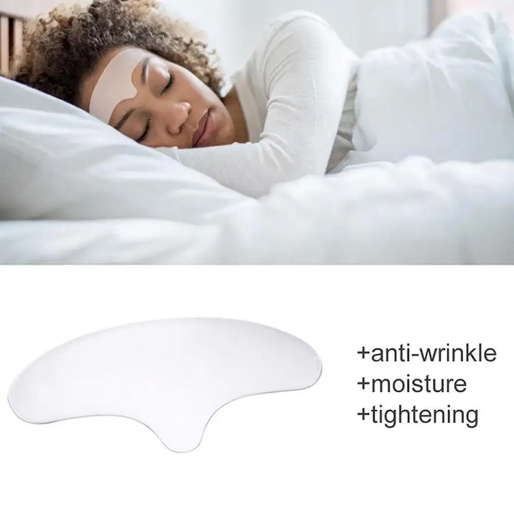 Silicone Face Pad Patch Wrinkle Removal Forehead Eye Neck Reusable Qme