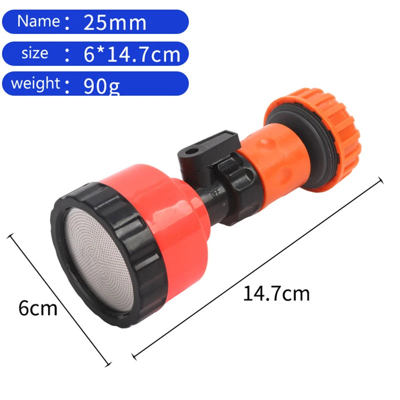 Garden Sprinkler Heads Greenhouse Gardening Nursery Gun Sprayer Qme 25mm