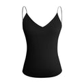 Women Thin Wild Solid Camis Vest Women Tank Tops Female 2023 Summer Sexy Strap Basic Tops Slim Sleeveless Camisole Qme Bk XL