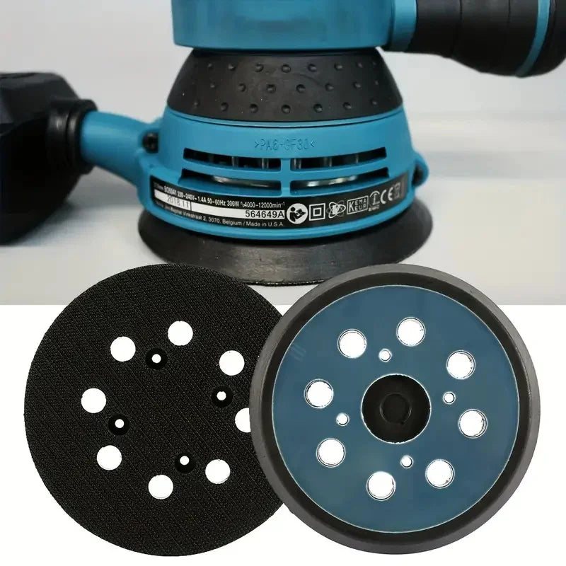 125mm 5 Inch 8 Hole Sander Pad Disc Abrasive Polished Back Pad Sander Polishing Disc For Woodworking Tools And Accessories Qme