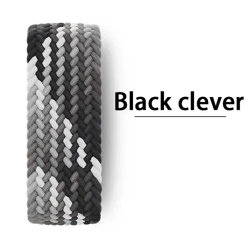 Braided Solo Strap Apple Watch Band Nylon Correa Bracelet Iwatch