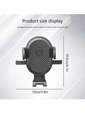 1 Hook-type Car Phone Holder Air Vent Multifunctional Universal Qme black