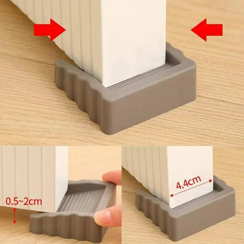 Silicone Under Door Draft Stopper Wall Protectors Anti Pinch Anti-Collision Wedge Windproof Door Tstopper Home Improvement Qme