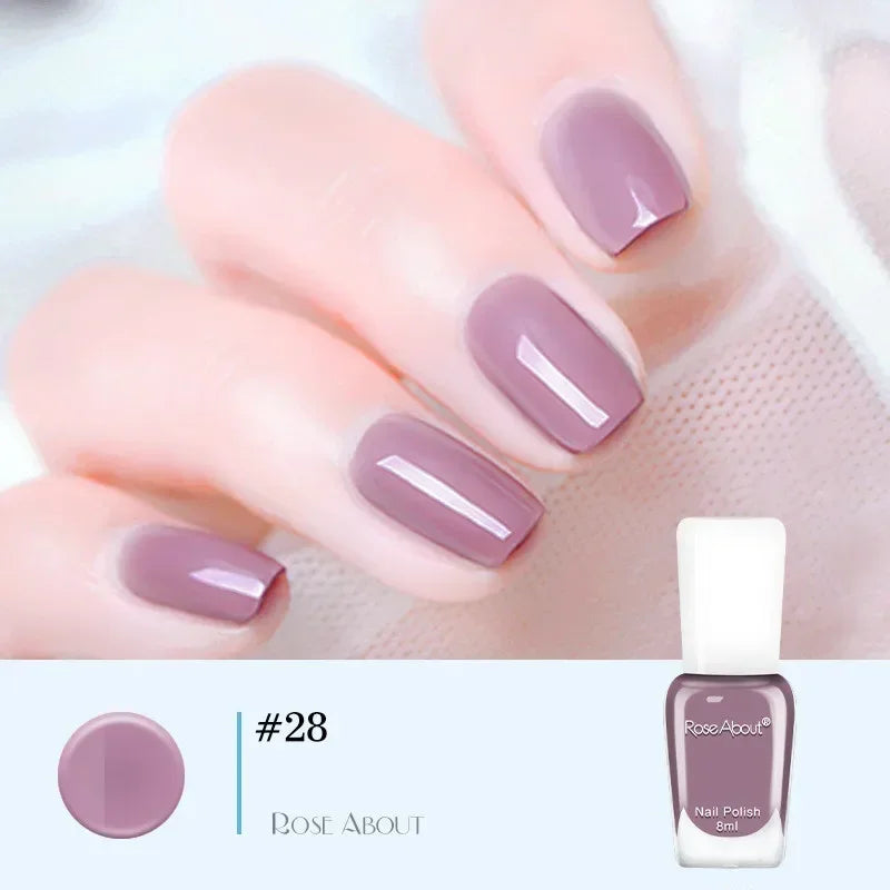40 Colors Nail Gel No Bake Water-based Nail Polish Glitter Sequins Long-lasting Tearable Healthy Tearable Quick-drying Qme 28