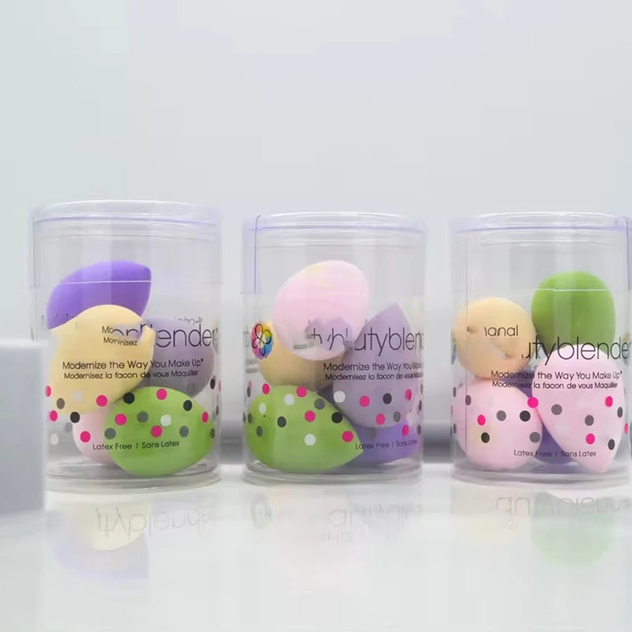 5 Mini Makeup Sponge Blender Foundation Powder Concealer Eye Shadow Qme