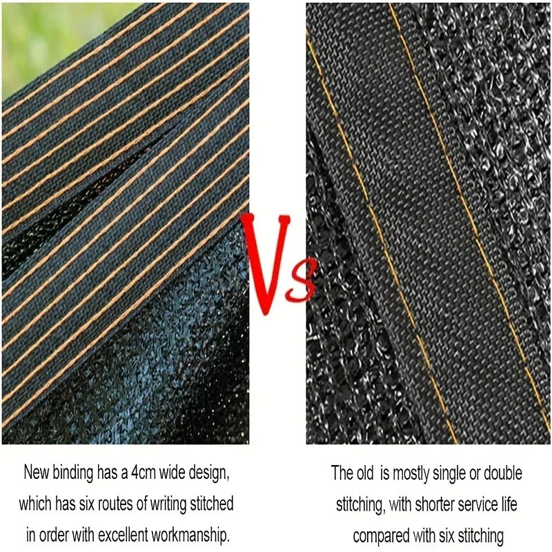 30%~90% Shading Anti-UV Black HDPE Sunshade Net Greenhouse Garden Succulent Plants Cover Netting Swimming Pool Sun Shade Net Qme