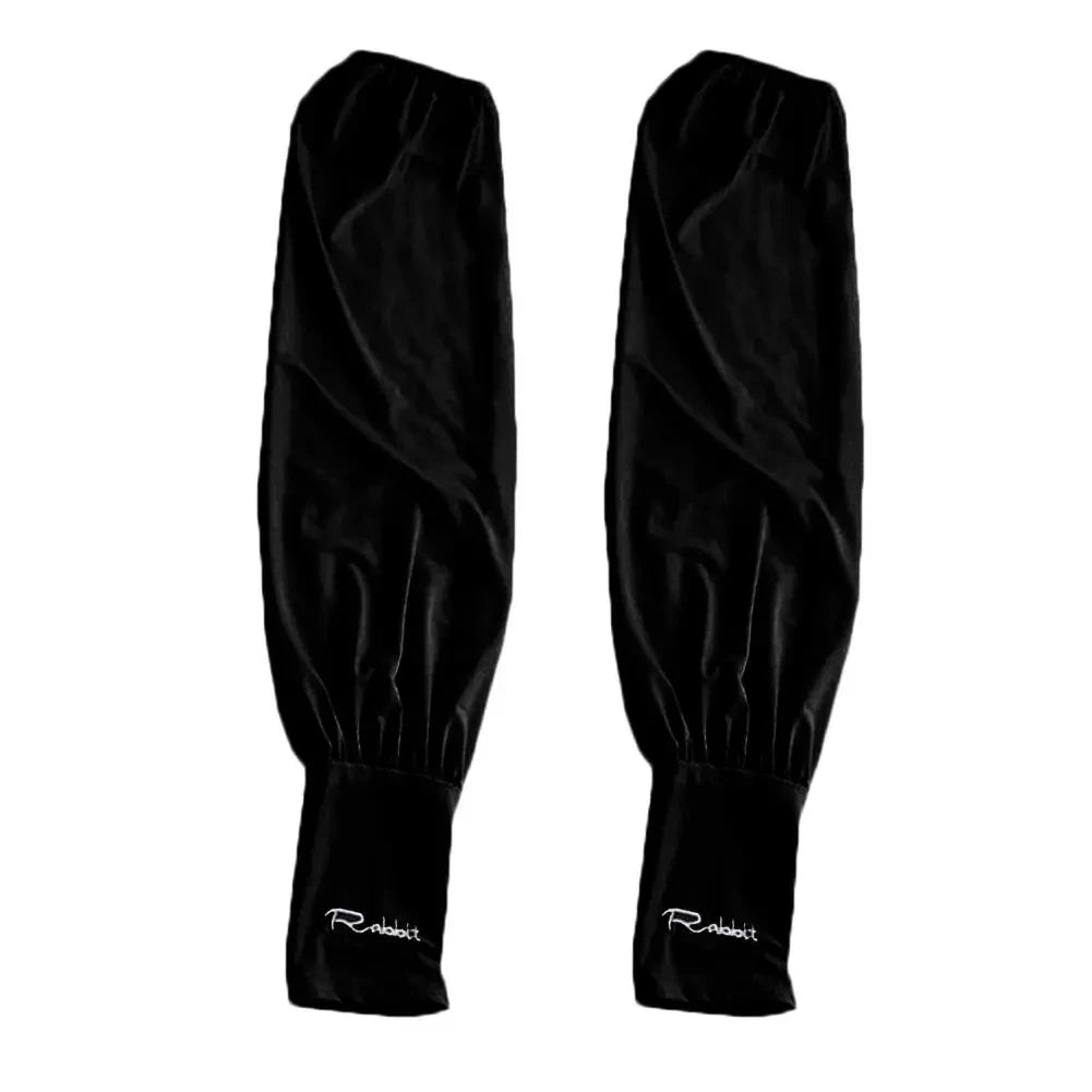 Summer Loose Sunscreen Driving Ice Silk Sleeve Female Long Length UV Protection Arm Arm Glove Sleeves Super Soft Breathable Qme Black