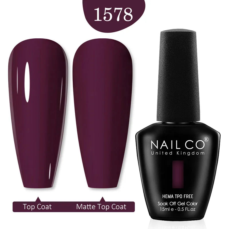 NAILCO Glitter Reflective Series Gel Nail Polish Nails Art Semi