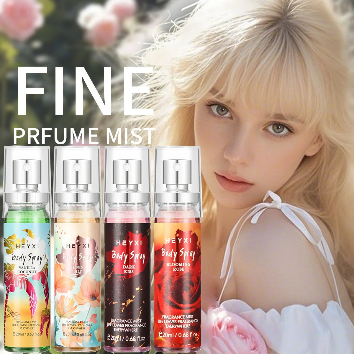 Flower Fragrance Spray Lasting Suitable Body Hair Increase Qme