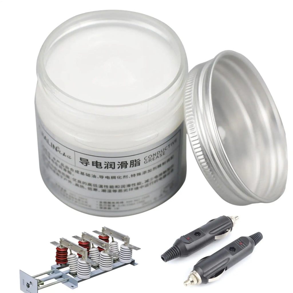 Electric Conductive Grease Conductive Gel & Lubrication 100g Grease For Low Resistance Value For Household Appliances & Power Qme