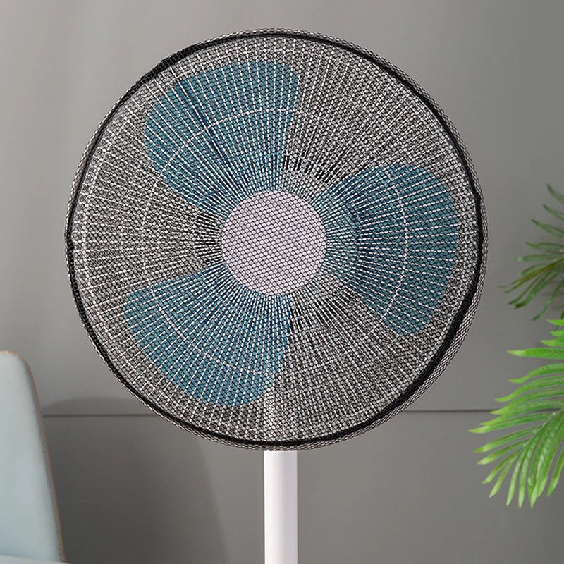 Child Safety Electric Fan Dust Cover Mesh Guard Finger Protector Kids Qme Black