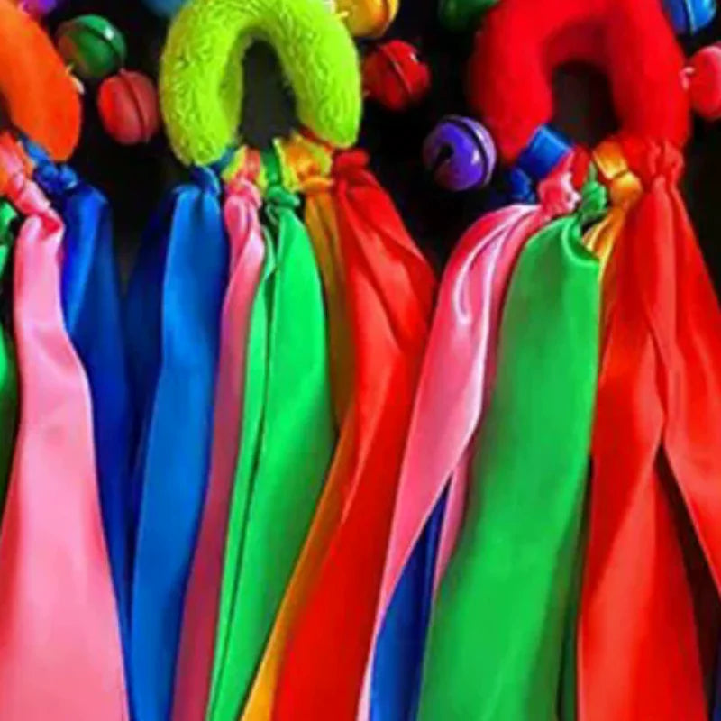 Children's Wrist Ribbon Team Sports Pompom Cheerleading Big Match Pom Qme