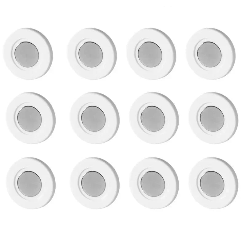 Magnetic Remote Control Holder Wall Mount Adhesive Remote Control Holder Strong Hold TV Remote Holder For Home Office Qme 12Pcs