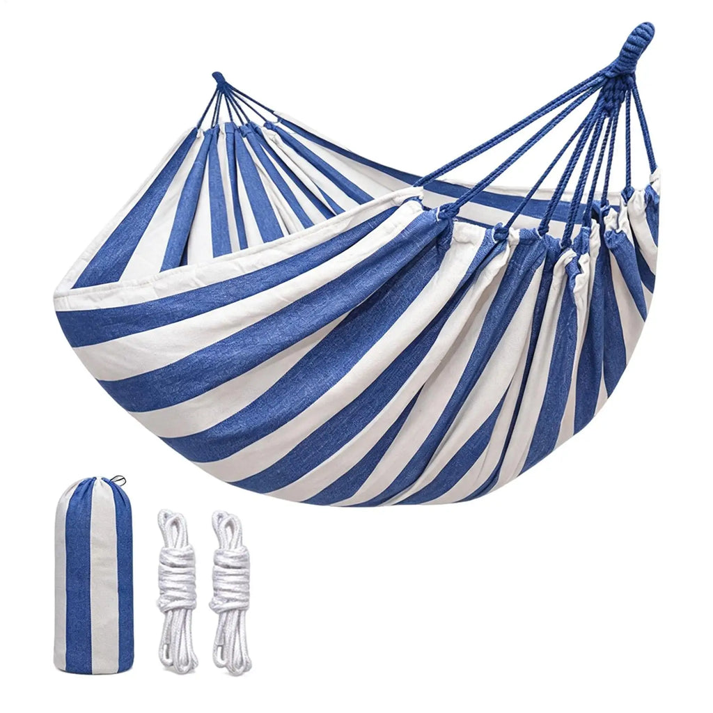 Outdoor Hammock 78x59inch Comfort Portable Lightweight Swing Adults Camping Hammocks For Travel Backpacking Hiking Picnic Beach Qme