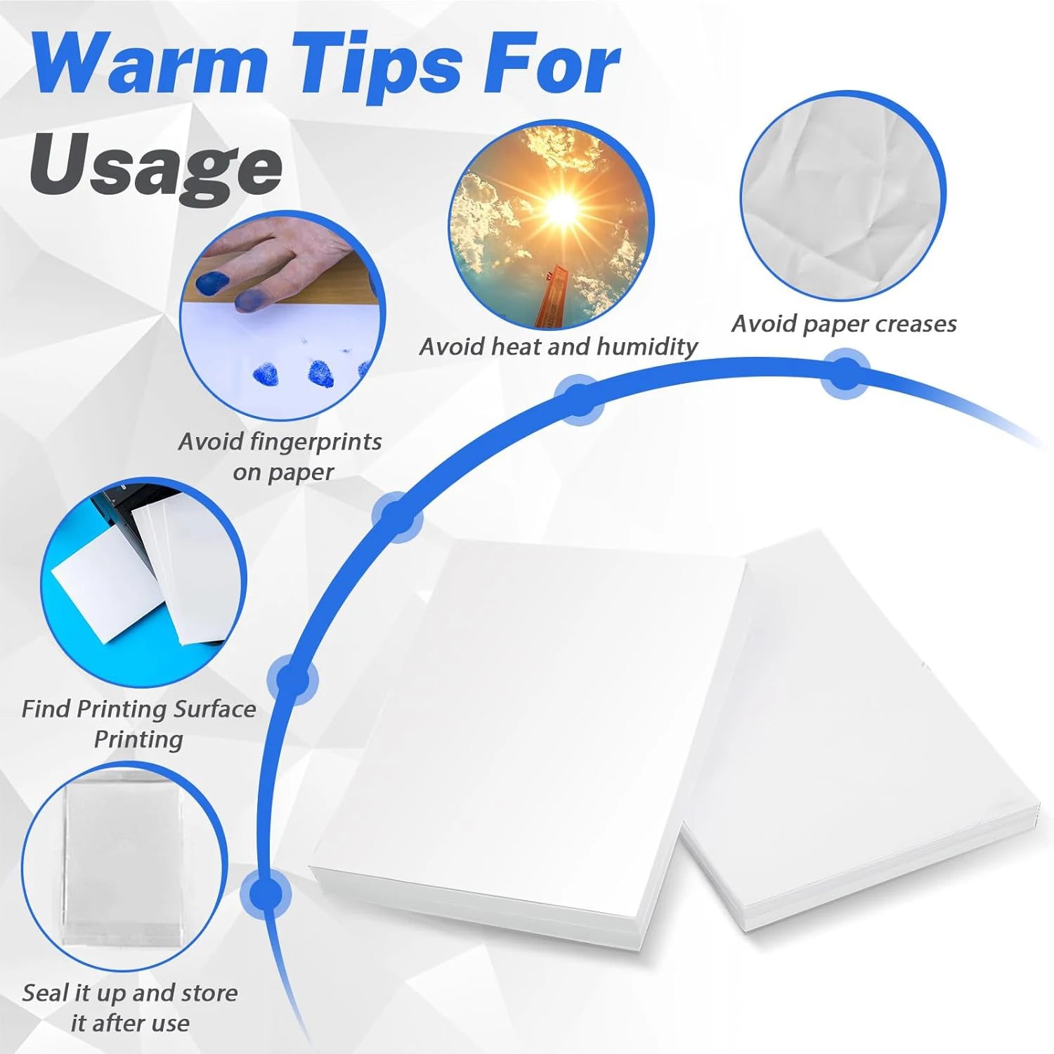 A3 Photo Paper, Waterproof Glossy for Photo Paper，Waterproof Embossed Card Paper Inkjet Photo Paper Qme