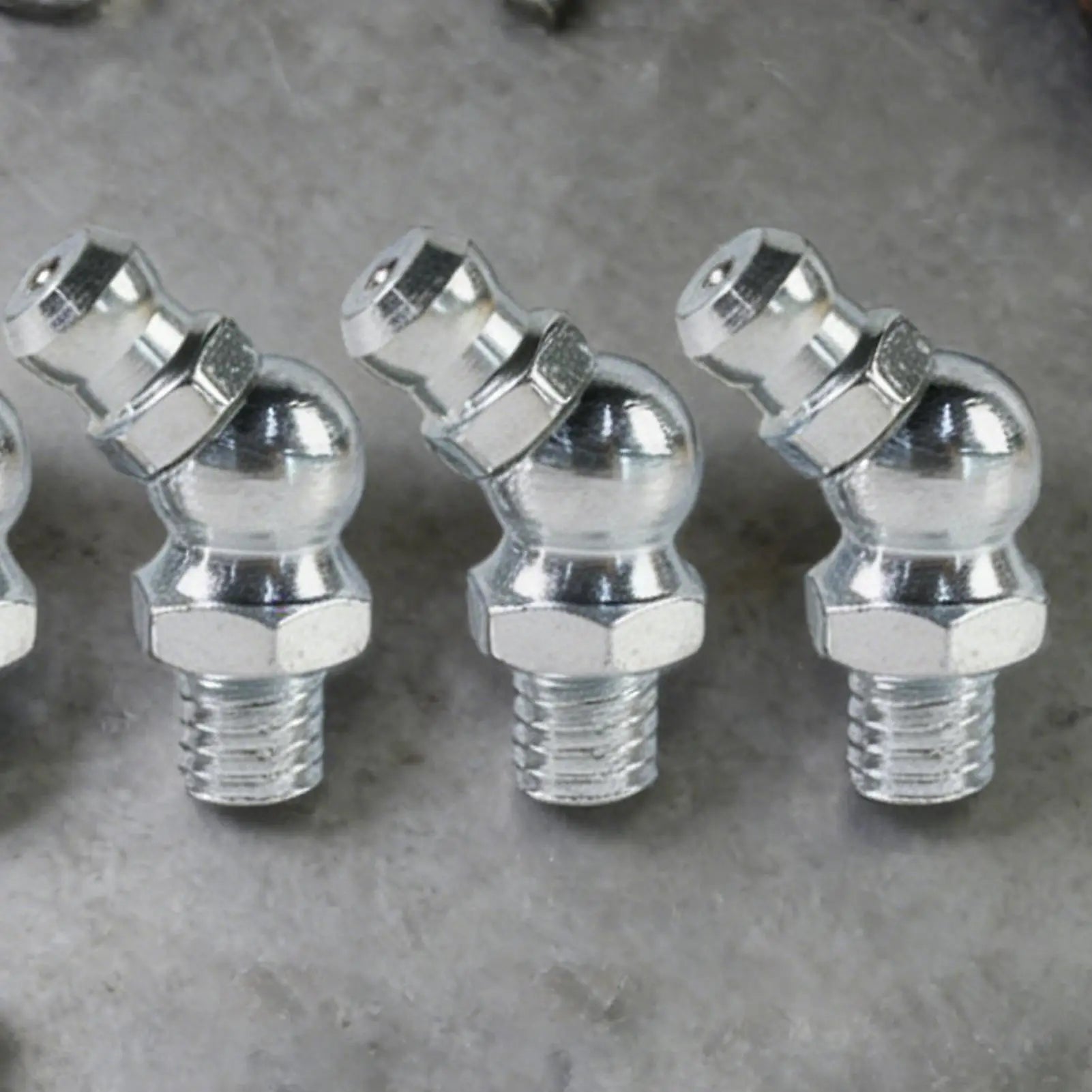 Grease Fittings 90 Degree Elbows Hydraulic Nipples 10-Pieces Metric Qme
