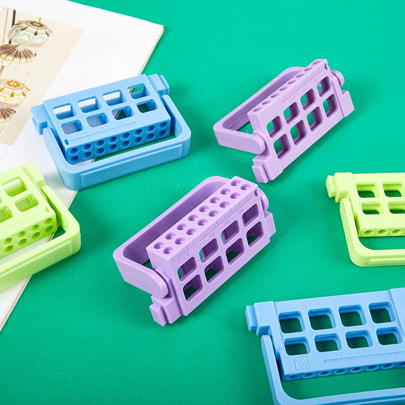 Dental Endo Files Holder 8 16 Holes 3 Colos Stand Tray Endodontic Qme