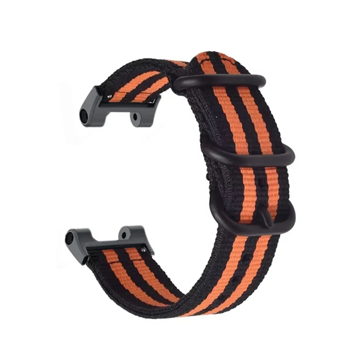 Nylon Band for Huami Amazfit T-rex 3/2 pro Watch Strap for Huami Amazfit T-rex Ultra Sport Belt Smartwatch Bracelet Accessories Qme Black Orange T-Rex 3