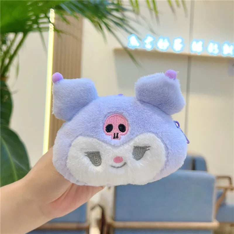 Cute Cinnamoroll Doll Pendant Coin Purse Mini Wallet Card Holder Qme Kuromi M