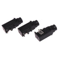 3pcs/lot 6.35mm Jack stereo female socket connector audio adapter 4pin . Qme 3pcs