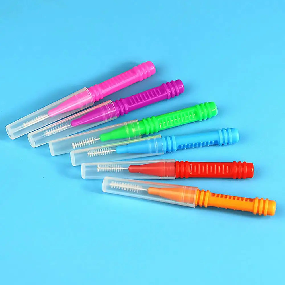 15 Pieces For Clean Tooth Brush Box Interdental Brush Gap Braces Gap Straight Orthodontic Interdental Brush Easy Use Qme
