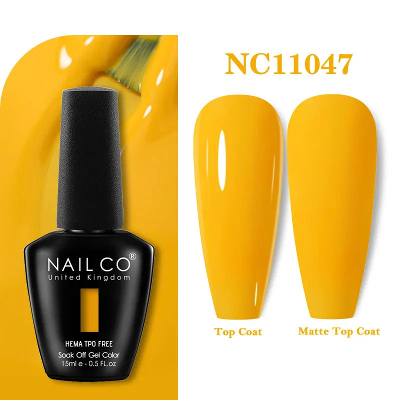 NAILCO Coat Base Gel Nail Polish Nails Art Semi Permanent Lacquer