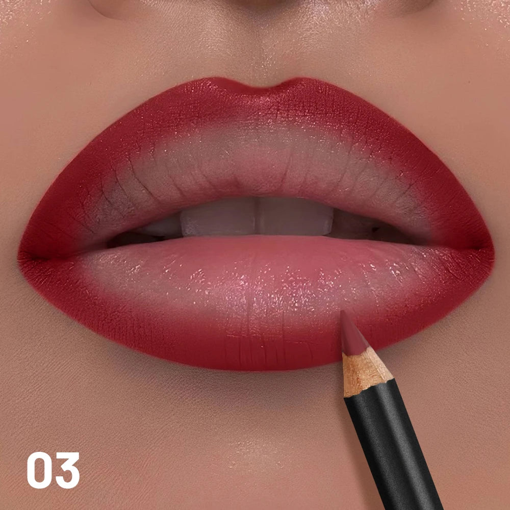 Luxury Matte Lip Liner Long-lasting Smooth Application Versatile Qme 03