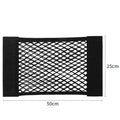 Car Storage Net Stretchable Mesh Pocket Magic Elastic Sticker Qme 50 x 25cm