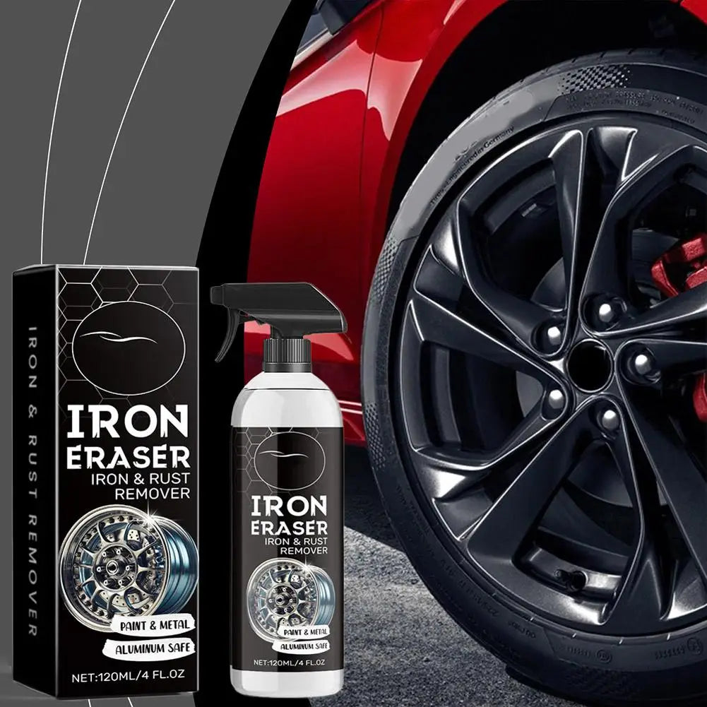 Car Rust Remover Spray Wheels Paint Acting Brake Dust Automotive Qme