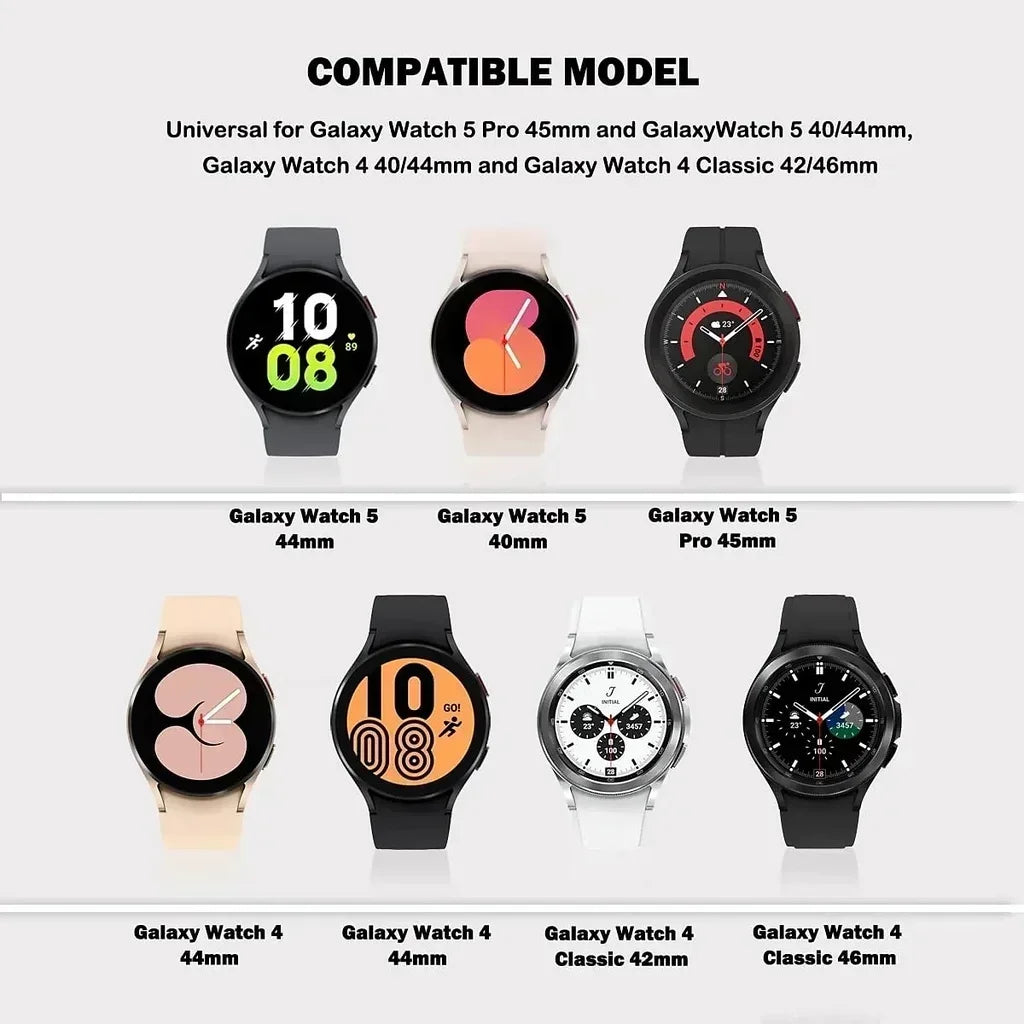 Strap + TPU Case For Samsung Galaxy Watch 6 Classic 43mm 47 42mm No Gaps Metal Bracelet Galaxy Watch Qme