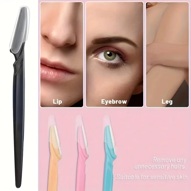3 5 6 12 Multifunction Eyebrow Razor Precise Trimming Shaping Facial Qme