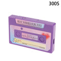 Creative Plastic Voice Recording Cassette Tape 60/300 Seconds Voice Recorder Greeting Card Small gifts Qme style 28