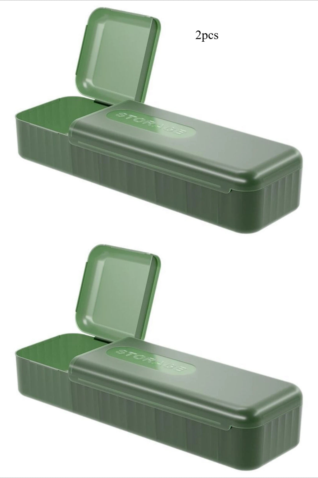 1-2pcs Desktop Cable Organizer with Lid,Cord Management Box for Data Cable,Phone Charger Storage Holder,Cable Tidy OrganizerTool Qme Green-2pcs