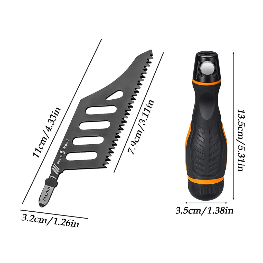Jigsaw Cutter Wood Grinding Tool With Handle 5pieces Cutting Jigsaw For Carpentry Home Professional Workshop Metalworking Qme
