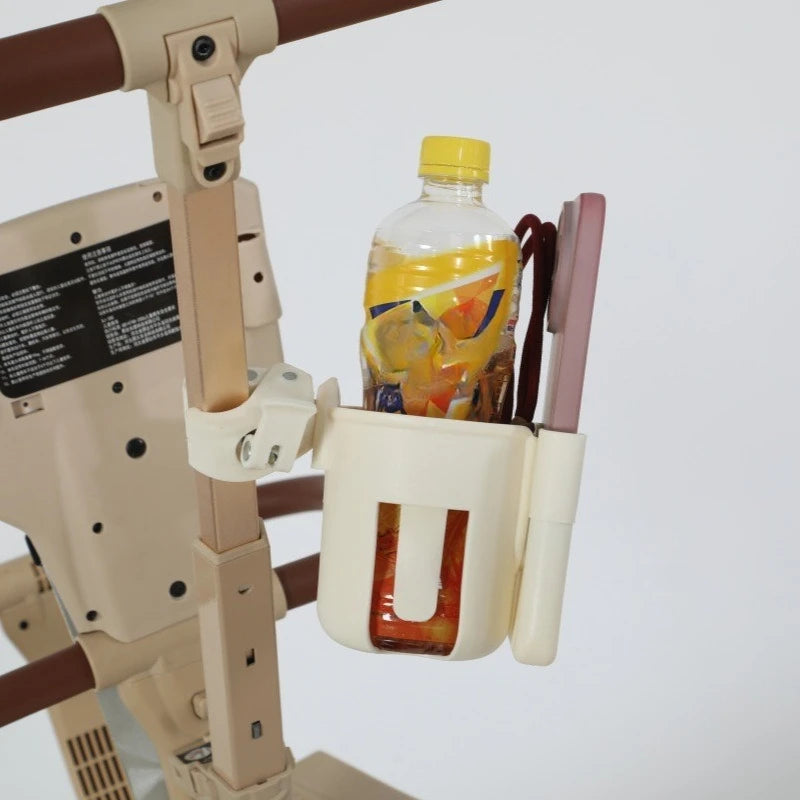 Children's Water Cup Bottle Storage Cup Holder Baby Walker Artifact Mobile Phone Holder Milk Tea Holder Accessories Qme WHITE