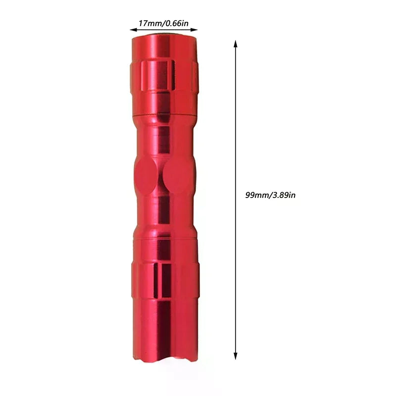 Led Mini Strong Light Flashlight 3W Aluminum Alloy Portable Small Qme