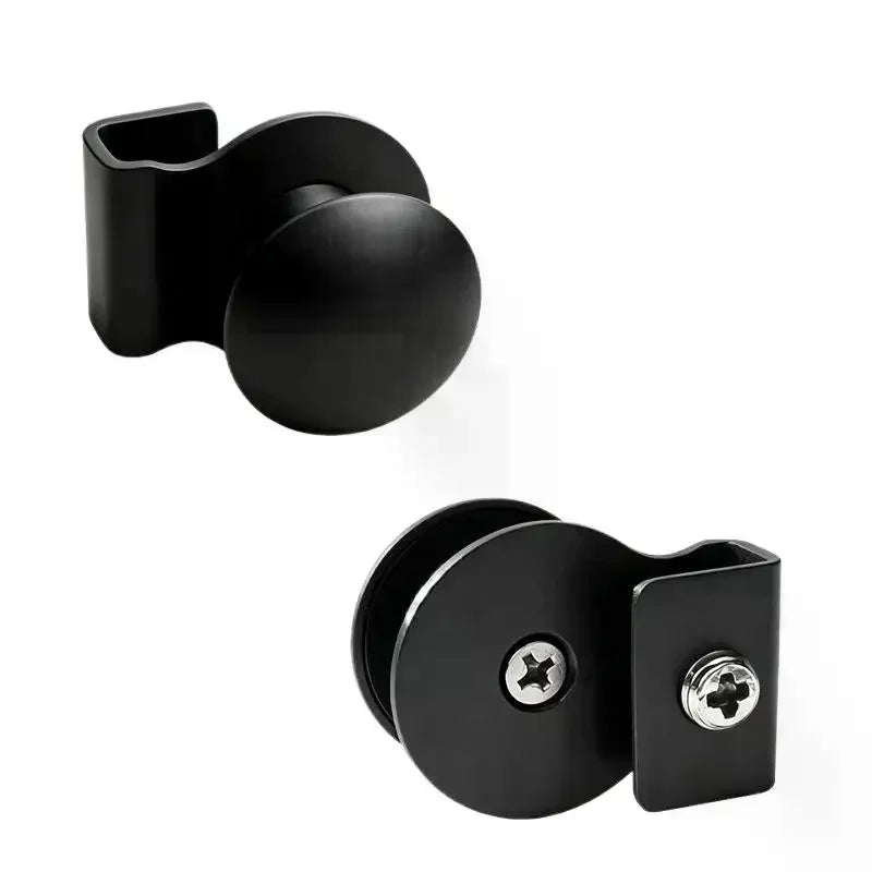 Stainless Steel No Drill Glass Cabinet Door Pull Anti Slip Long Lasting Durable For Bathroom Kitchen Glass Cabinet Doors Qme