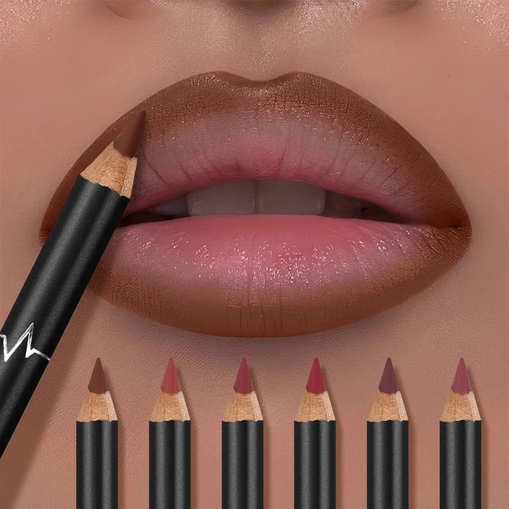 Luxury Matte Lip Liner Long-lasting Smooth Application Versatile Qme