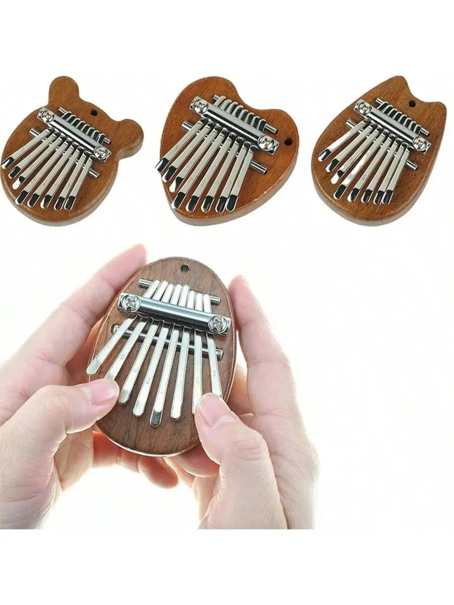 8 Key Kalimba Exquisite Finger Thumb Piano Marimba Musical Good Qme