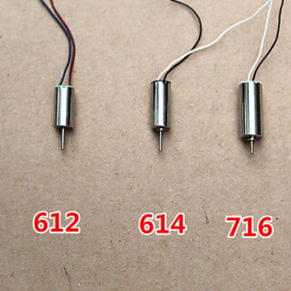 DC3.7V Hollow Cup Motor 40000-50000rpm 612/614/716 Mini Coreless Electric Motor For RC HM Coreless Motor Qme 716 Motor
