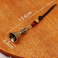 Brass Handicraft Die-casting Drop Magic Antique Bell Wind Tibetan Qme 1Pc