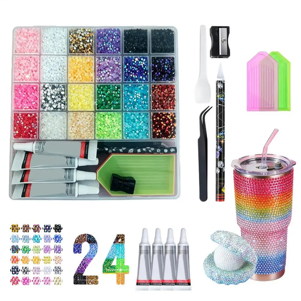 Rhinestones Bedazzling 40000 Art Making Crafts Beads Flatback Qme China Mainland 02