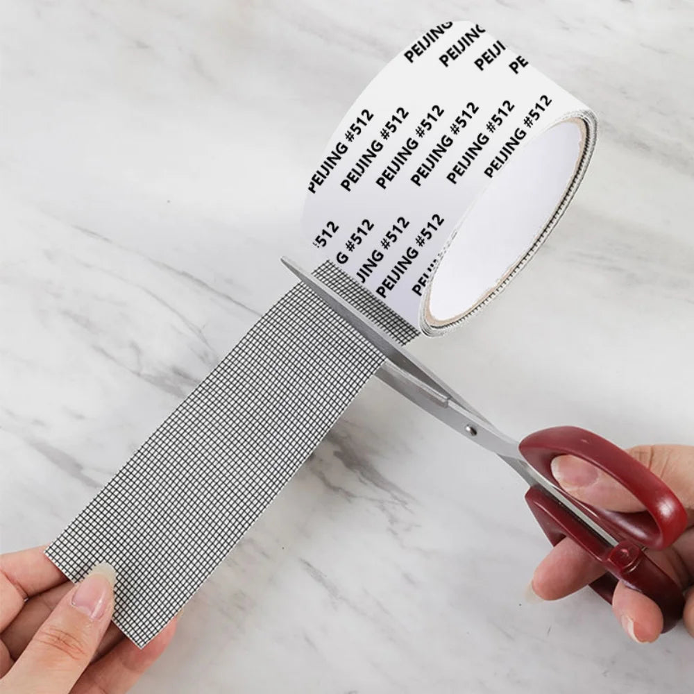2M Self-adhesive Window Screen Mesh Breathable Mosquito Net Fix Mesh Netting Broken Holes Repair Tools Household Mesh Stickers Qme