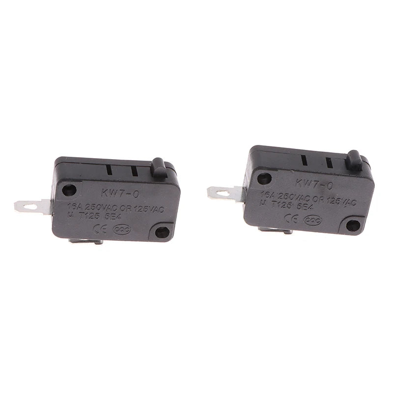 2PCS KW7-0-A Water Heater Limiter Micro Limit Switch 16A AC125V/250V Silver Contact Reset Part. Qme