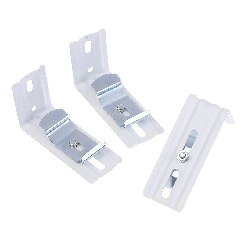 1/2Pcs 3Inch Vertical Blind Bracket Clips Metal Roller Shutter Pull Curtain Fixing Mounting Holder Accessories Qme