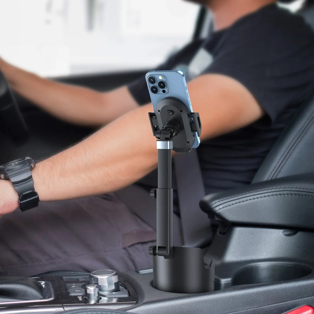 Car Cup Holder Phone Mount Expander Car Cell Phone Holder 360 Rotation Cup Holder Expander Smartphone Auto Interior Accessories Qme